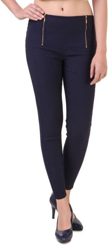Aradhya Shopping Dark Blue Jegging  (Solid)