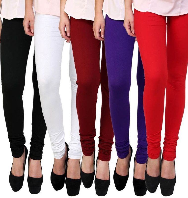 Pixie Churidar Ethnic Wear Legging  (Multicolor, Solid)