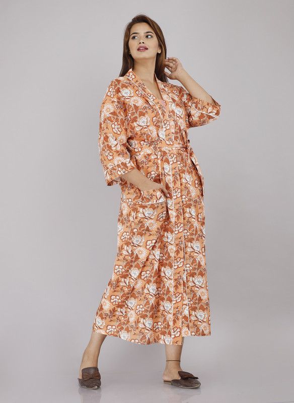 Women Robe  (Orange)