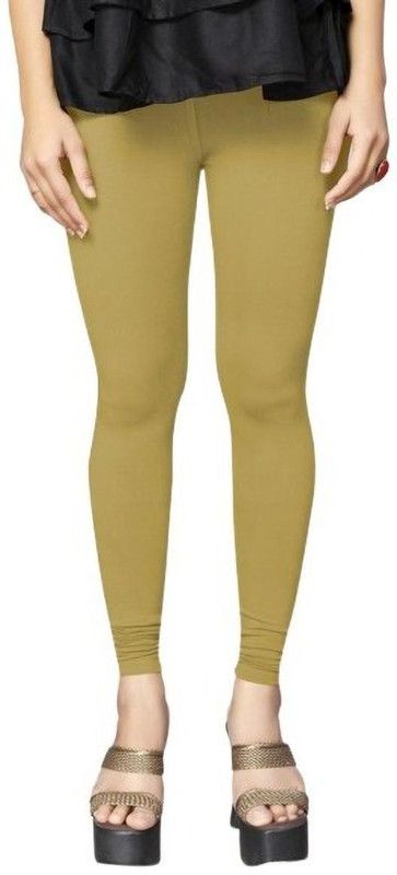 Pelian Churidar Western Wear Legging  (Brown, Solid)