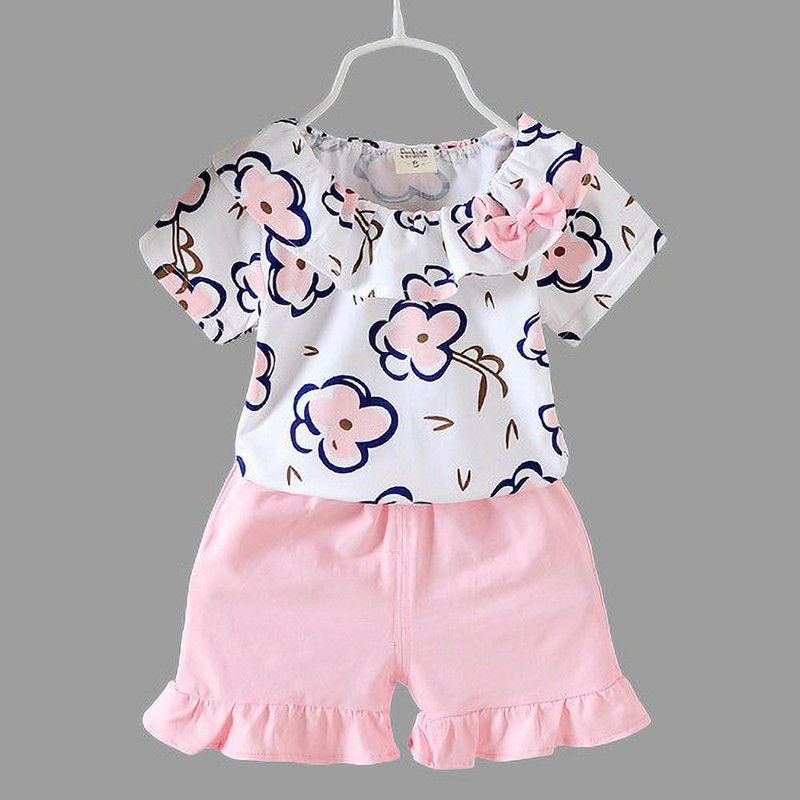 Baby Boys & Baby Girls Casual Bow Tie Skirt  (Pink)