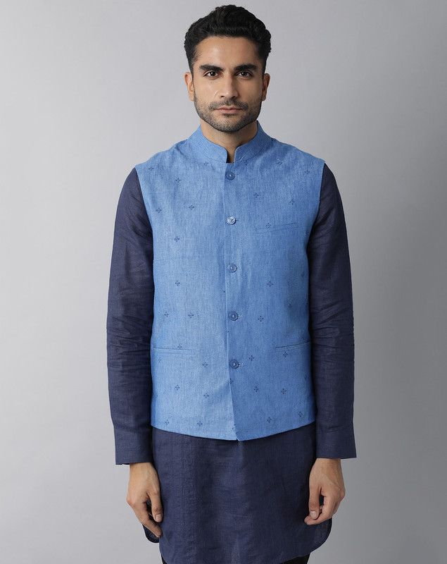 Men Embroidered Casual Jacket