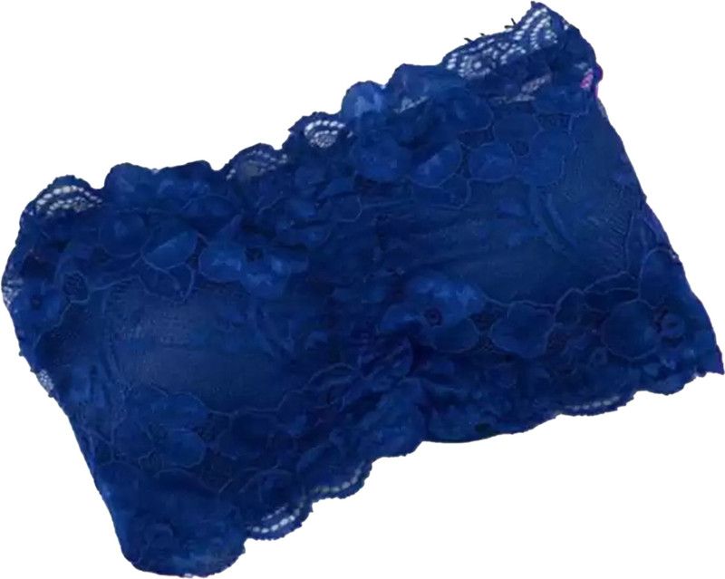 Women Bandeau/Tube Lightly Padded Bra  (Blue)