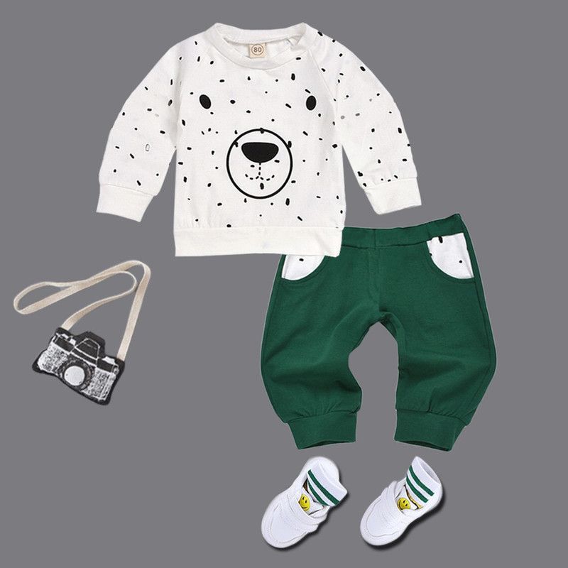 Baby Boys & Baby Girls Casual Sweatshirt Pyjama  (Green)