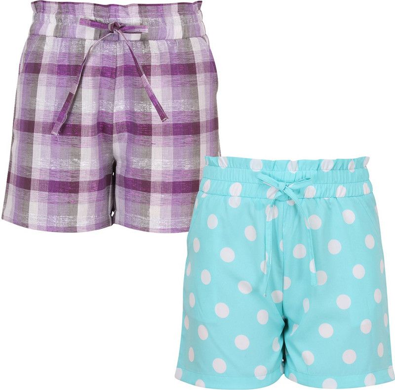 Short For Baby Girls Casual Polka Print Polyester  (Multicolor, Pack of 2)