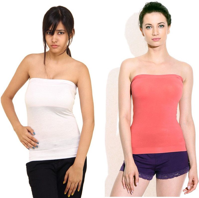 Women White, Orange Tube