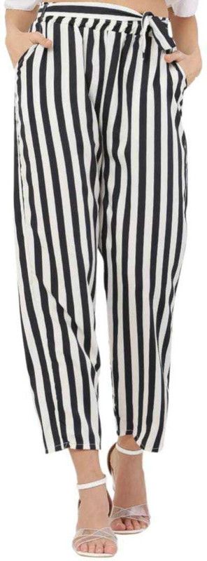 Women Regular Mid Rise Black, White Jeans