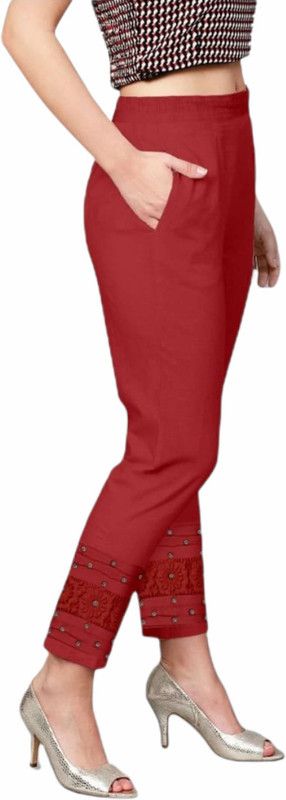3/4th/Calf Length Legging  (Maroon)