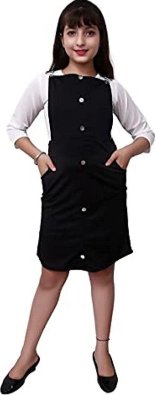 Solid Girls Jumpsuit