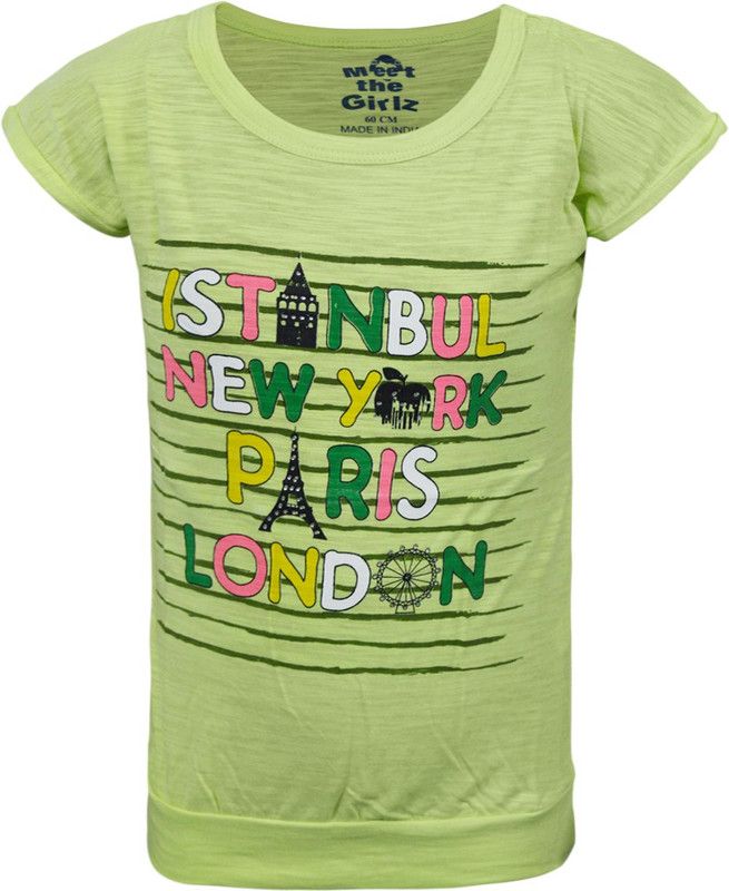 Casual Cotton Blend Top  (Green, Pack of 1)