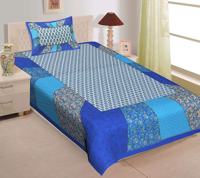 Cotton Printed for Men & Women  (Blue)