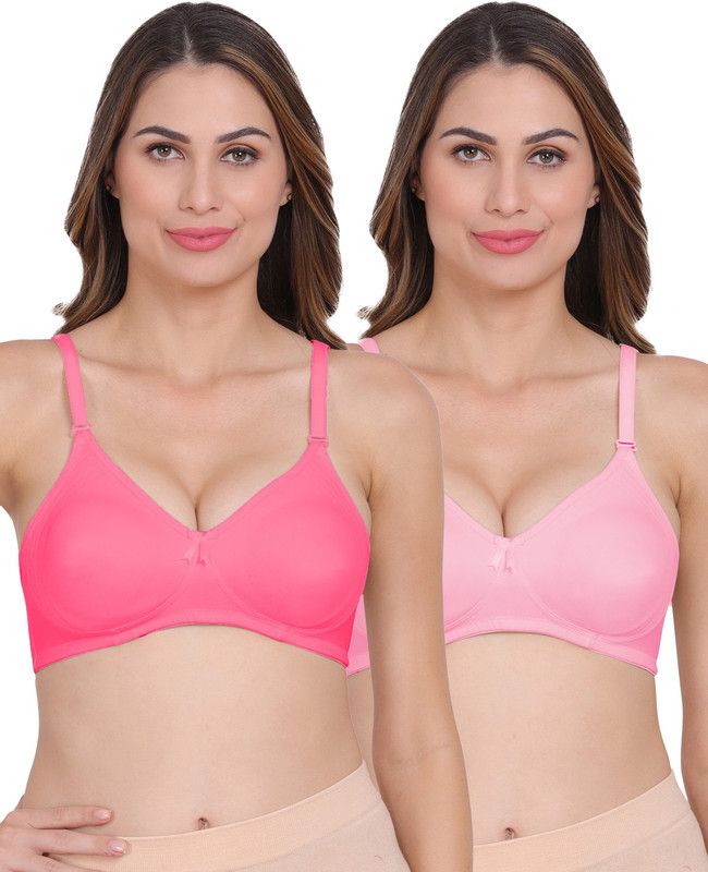 Non padded seamless bra Women T-Shirt Non Padded Bra  (Multicolor)