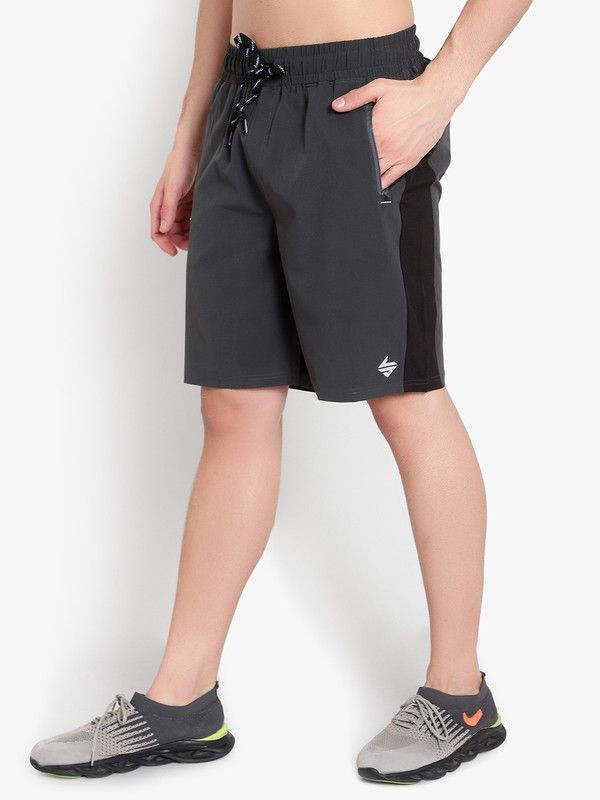 Solid, Color Block, Striped Men Grey Sports Shorts, Gym Shorts, Cargo Shorts, Running Shorts, Casual Shorts