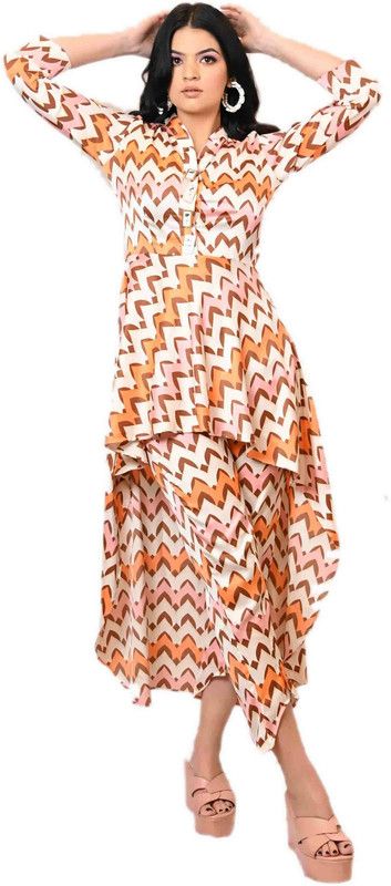 Women Crepe Top and Pant