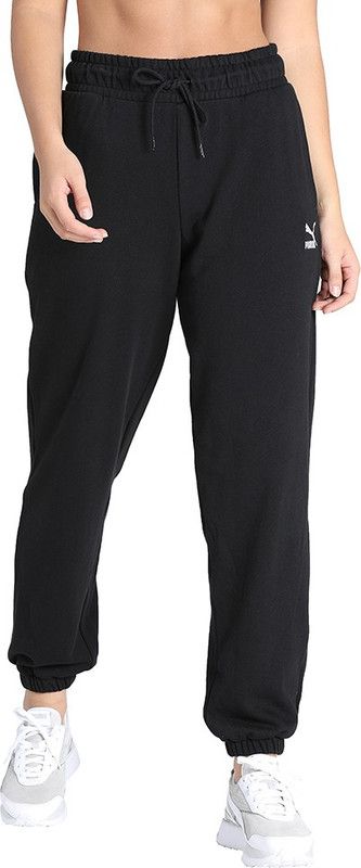Classics Relaxed Jogger Women Solid Black Track Pants