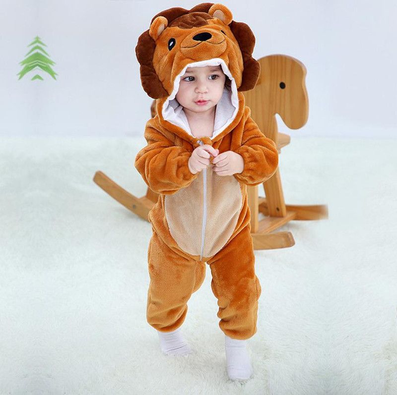 Dungaree For Baby Boys & Baby Girls Solid Faux Fur  (Brown, Pack of 1)