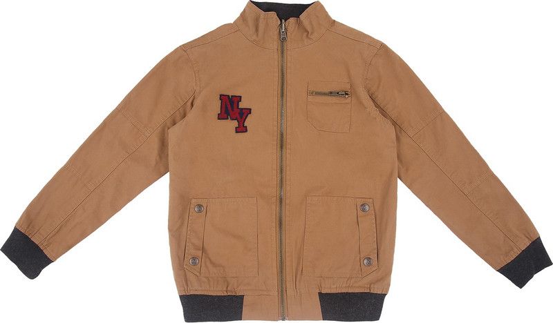 Boys Applique, Colorblock Casual Jacket