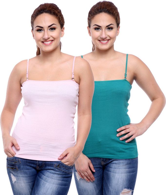 Women Dark Blue, Pink Camisole