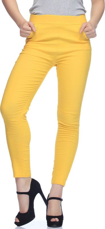 Sakhi Sang Yellow Jegging  (Solid)