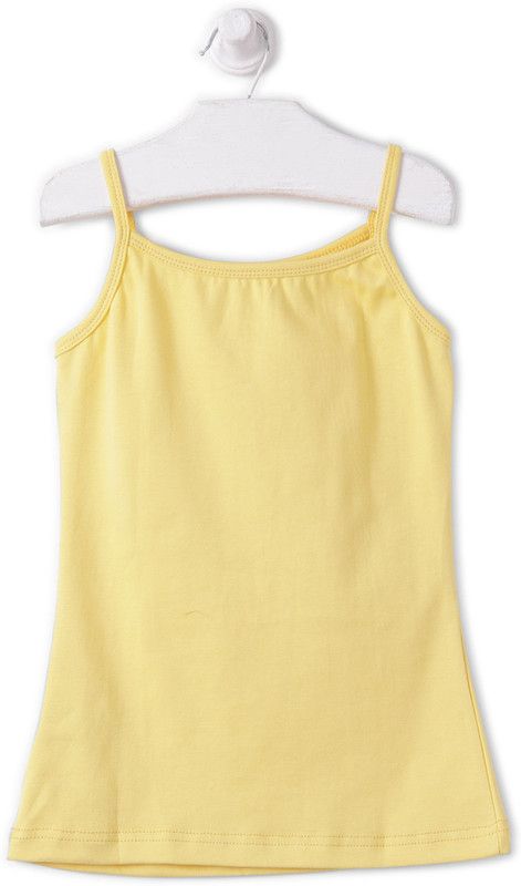 Camisole For Girls  (Yellow, Pack of 1)