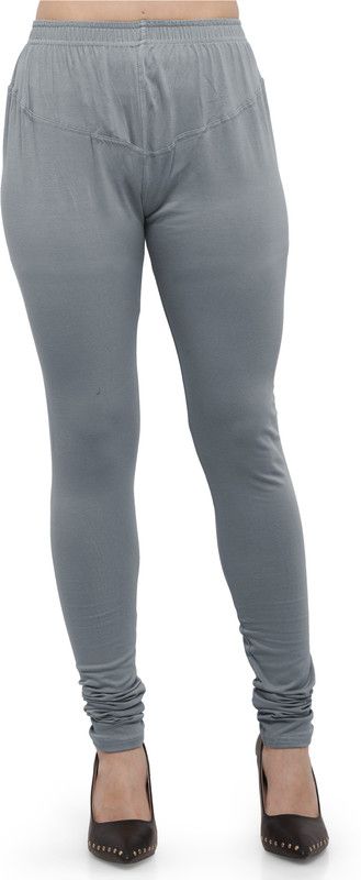 Ziya Ankle Length Western Wear Legging  (Grey, Solid)