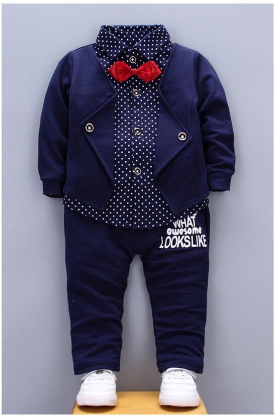 Boys Party(Festive) Shirt Pant, Jacket, Bow Tie  (Multicolor)