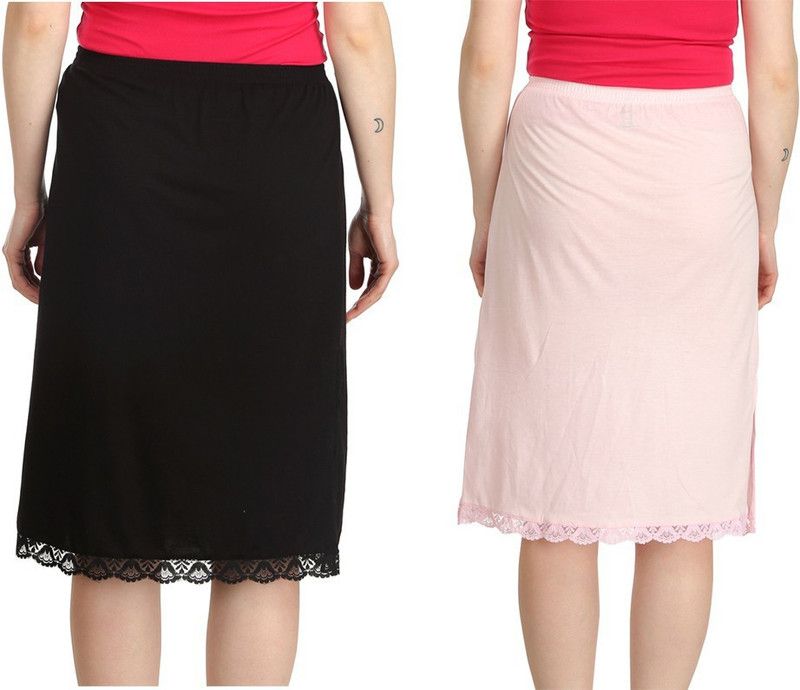 Women Solid Straight Multicolor Skirt