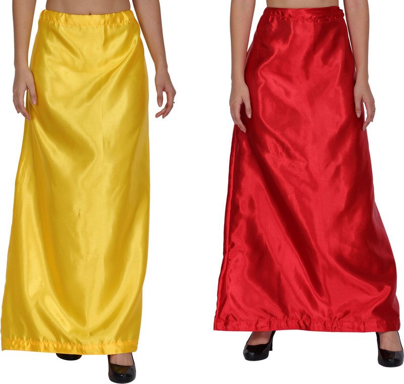WO AI NI PT02-PT05-Lemon-ModernRed Satin Blend Petticoat  (Free)