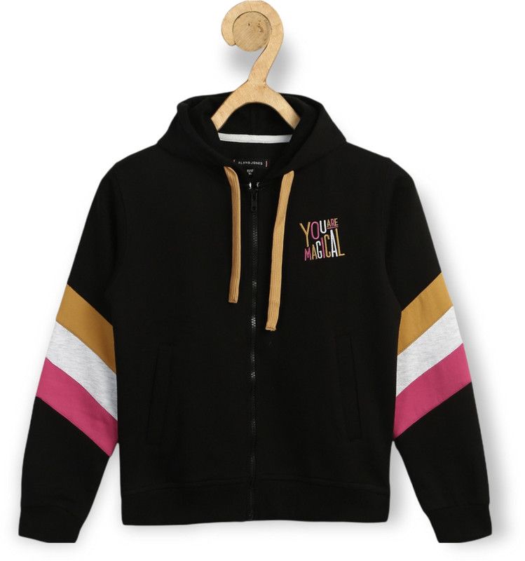 Boys Full Sleeve Solid Hooded Sweatshirt