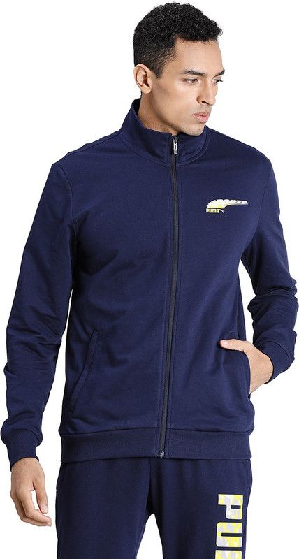 Formstripe Full-Zip Men Printed Casual Jacket