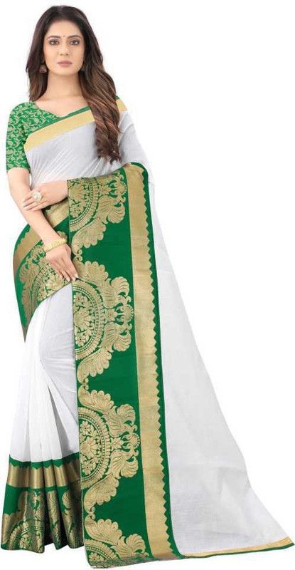 Banarasi Chanderi Saree  (Multicolor)