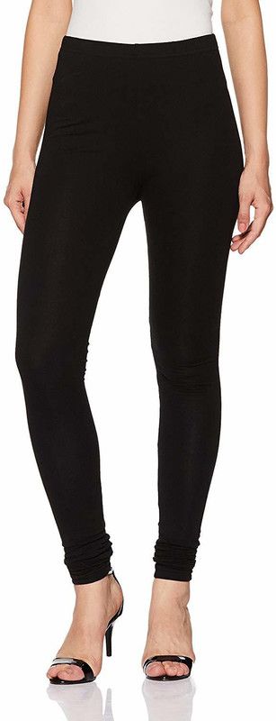 iShop Churidar Western Wear Legging  (Black, Solid)