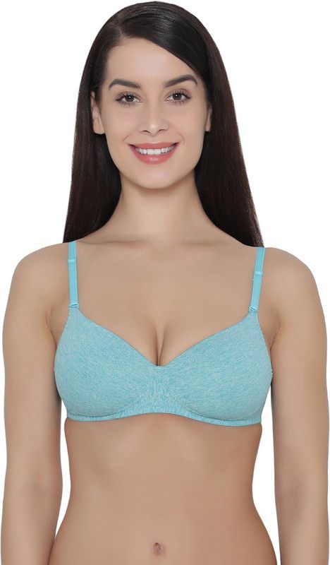 Women Push-up Lightly Padded Bra  (Green)