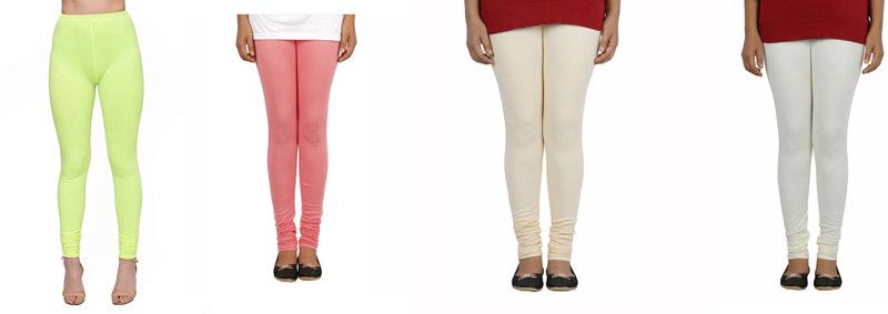 HOX Churidar Length Western Wear Legging  (Multicolor, Color Block)