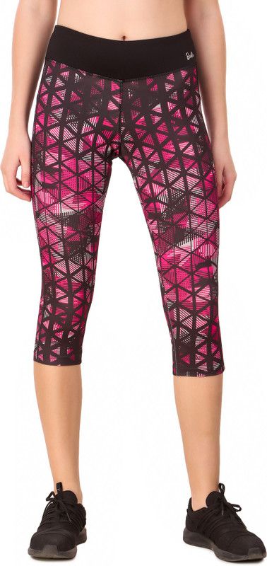 Barbie Girl's Black Capri Women Multicolor Capri
