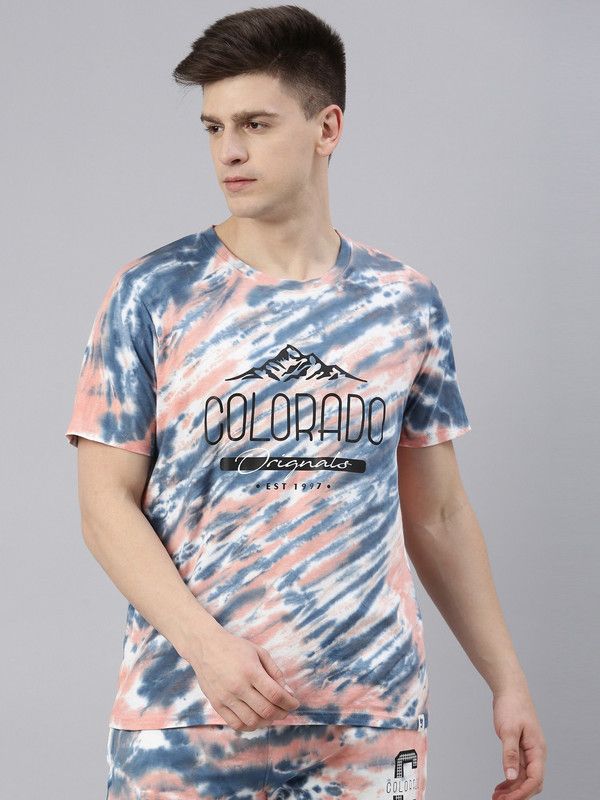 Tie & Dye Men Multicolor T-Shirt