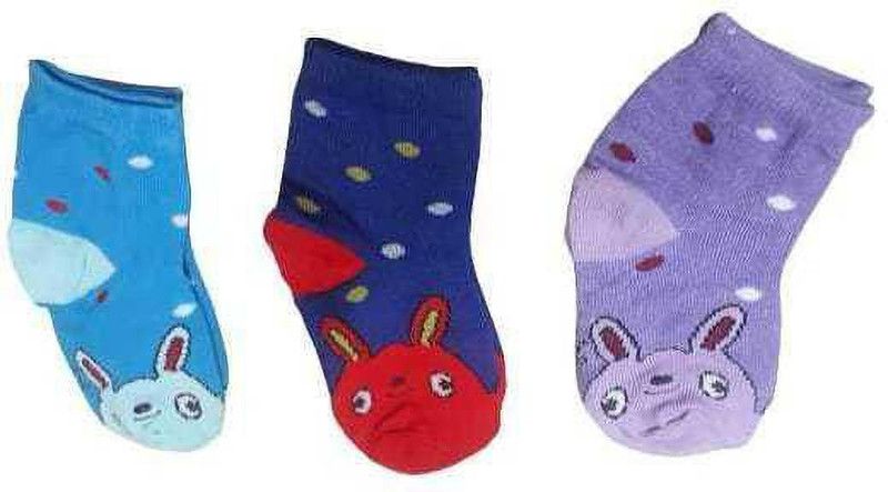 Baby Boys & Baby Girls Printed Calf Length  (Pack of 3)
