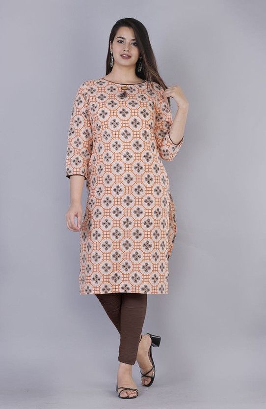 Unstitched Cotton Blend Kurta Fabric Checkered