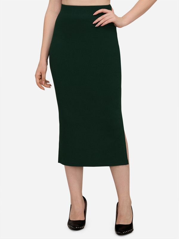 sintory SHAPEWEAR-Green (M) Polyester Petticoat  (M)