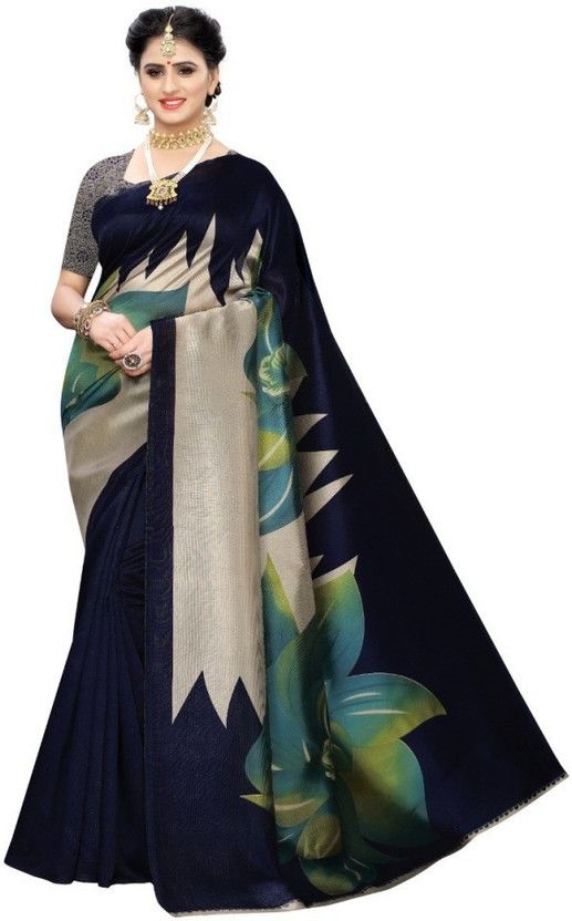 Striped Daily Wear Net Saree  (Multicolor)