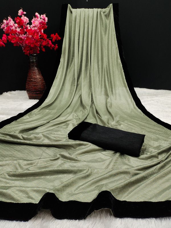 Bollywood Tussar Silk Saree  (Light Green)