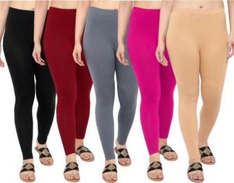 FIECLO Ankle Length Ethnic Wear Legging  (Multicolor, Solid)