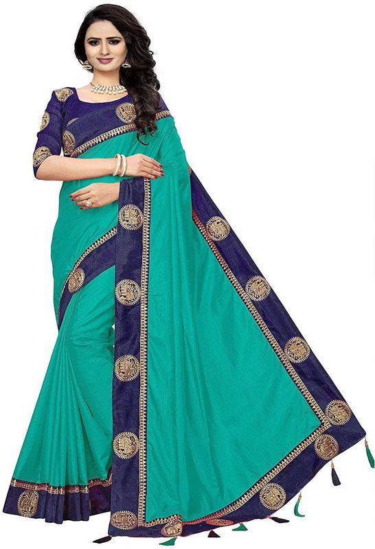 Self Design Banarasi Lace Saree  (Multicolor)