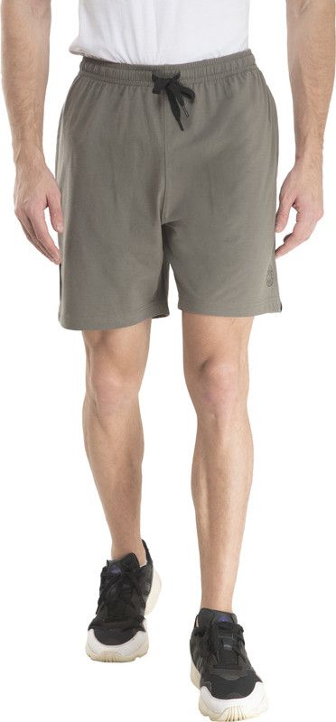 Solid Men Light Green Sports Shorts