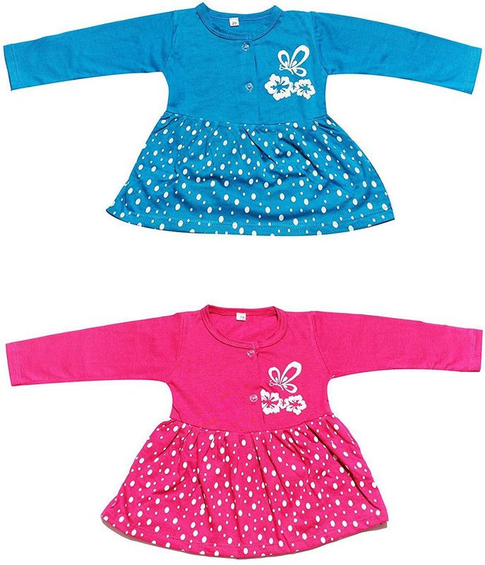 Girls Casual Cotton Blend Top  (Multicolor, Pack of 3)