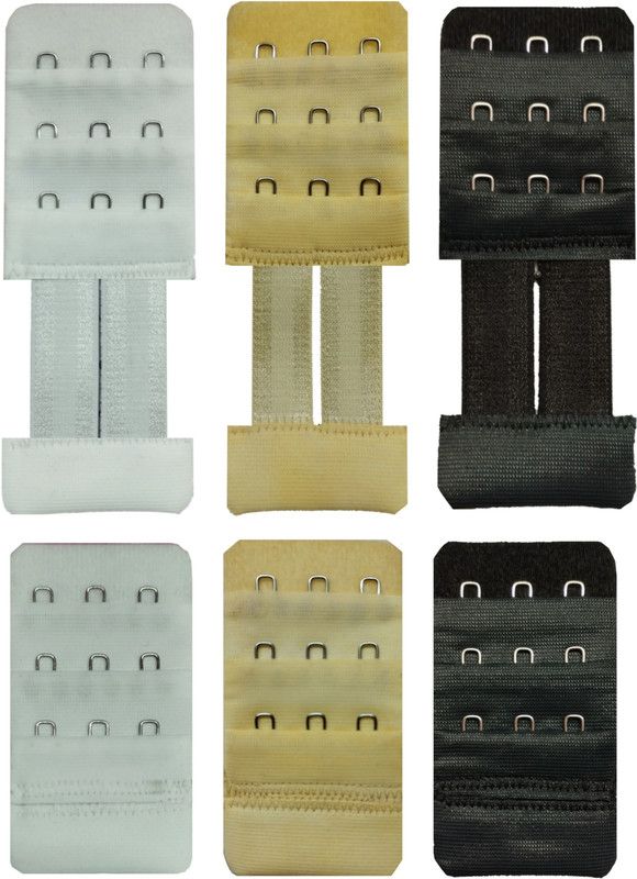 DOLLY PLUS Hook Extender  (Black, White, Beige Pack of 6)