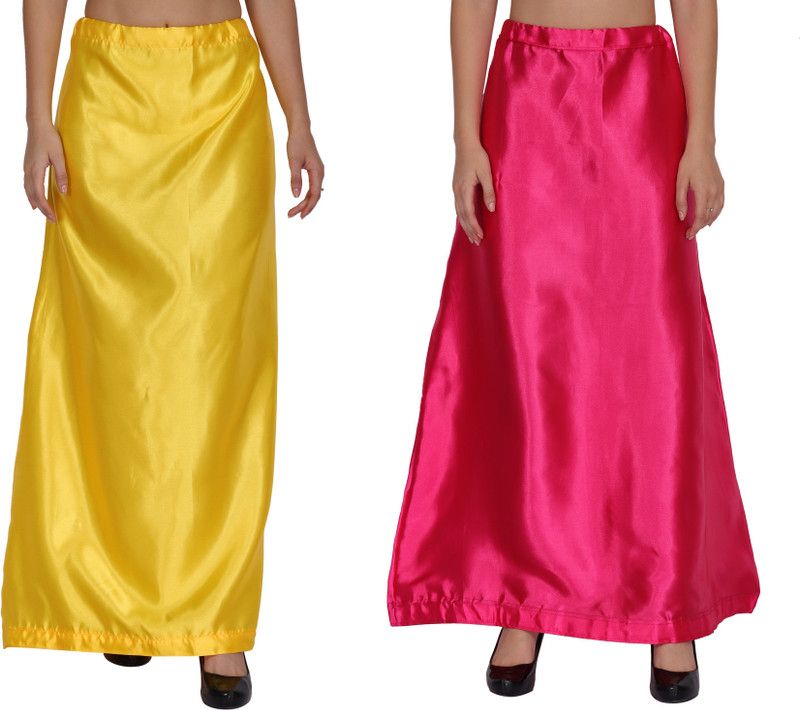 WO AI NI PT02-PT21-Lemon-DarkPink Satin Blend Petticoat  (Free)