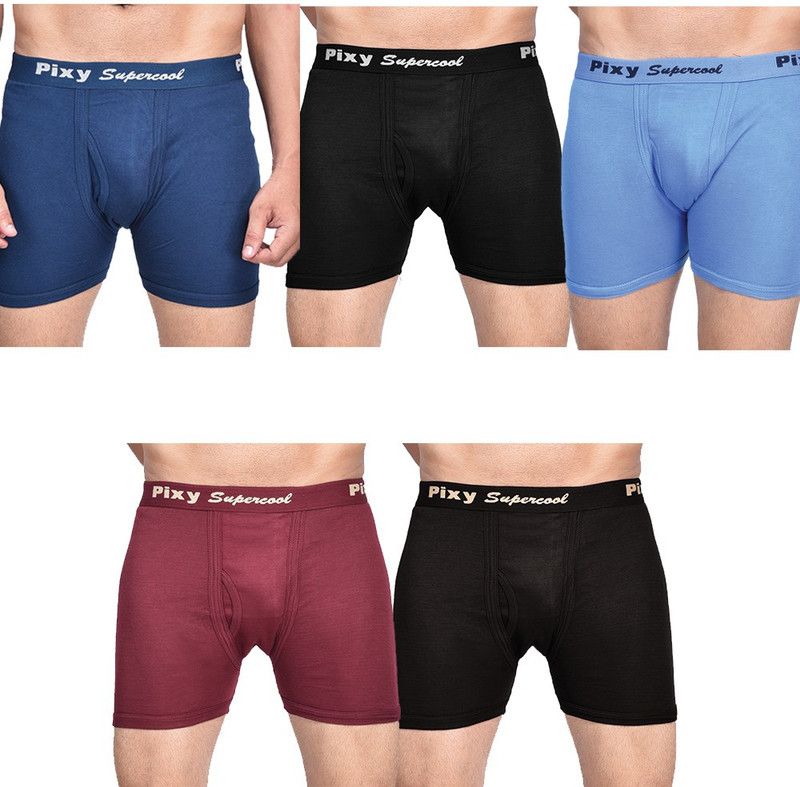 Pack of 5 Solid Men Brief
