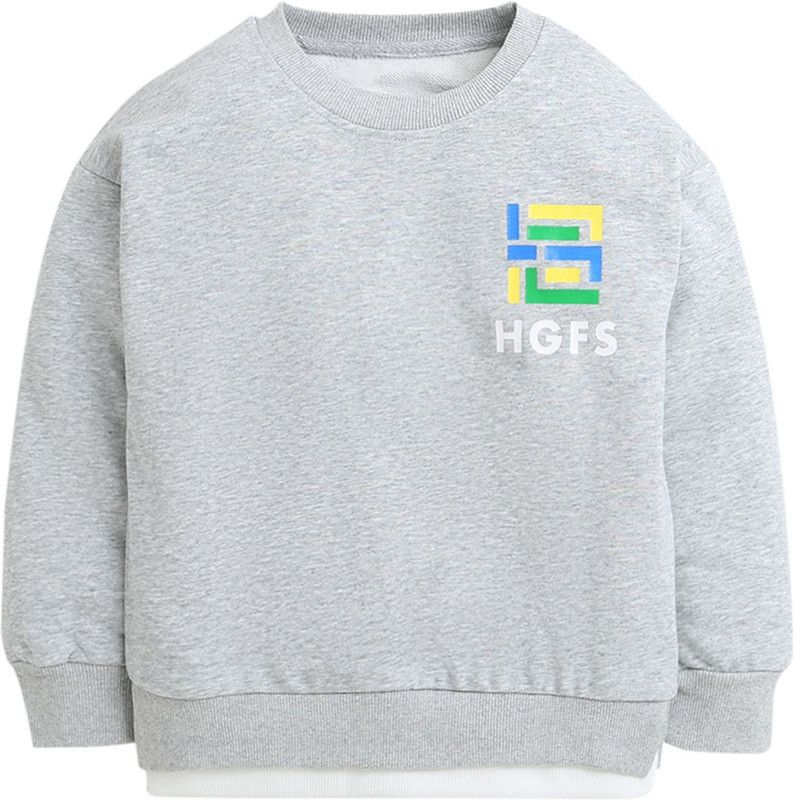 Boys Full Sleeve Printed Sweatshirt