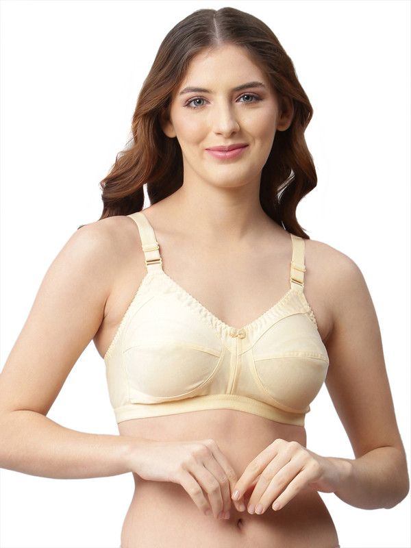 Women Plunge Lightly Padded Bra  (White)